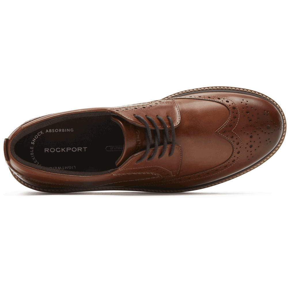 Rockport Pen Sko Herre Brune - Marshall Wingtip - PBMU14637